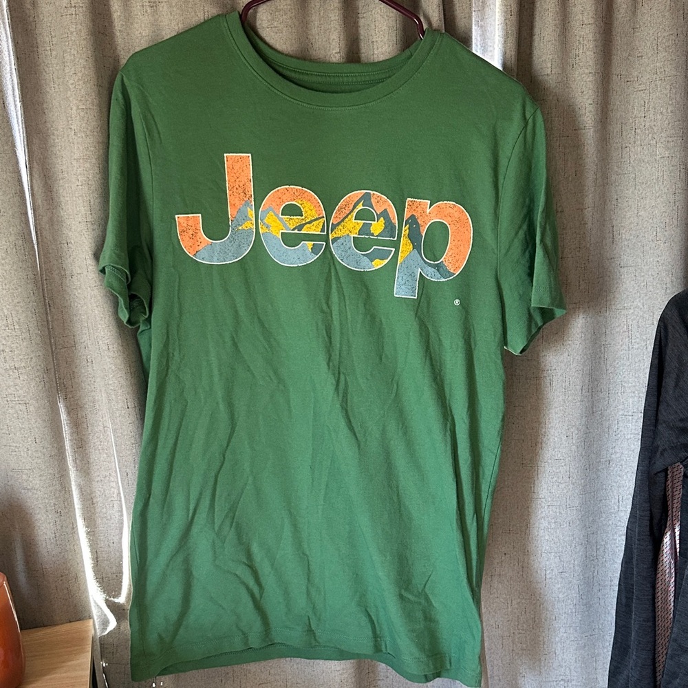 Jeep Graphic Green Short Sleeve Tee